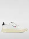 Autry Medalist White Low Top Sneakers With Contrasting Heel Tab In Leather Woman In Multi