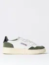 Autry Medalist Leather Sneakers In Weiss