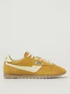 Autry 'windspin Low' Yellow Sneaker With Logo On The Side And On The Heel In Orange