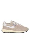 Autry Sneakers Basse Reelwind In Beige