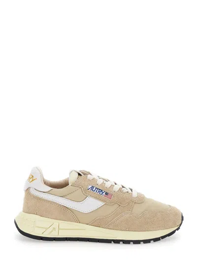Autry Sneakers In Beige