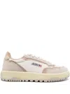 Autry Sneakers Wildpace Low In Mesh E Suede In Beige