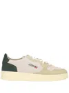 Autry Medalist Leather Low-top Sneakers In Beige