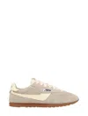 Autry 'windspin Low' Grey Sneaker With Logo On The Side And On The Heel