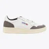 Autry Low Sneaker With Contrast Panels And Perforated Detailing In White