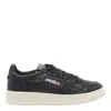 Autry Low-top Nappa Leather Sneakers With Rounded Toe In Black