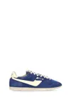 Autry Suede And Leather High Top Sneakers In Blue