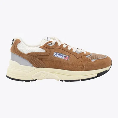 AUTRY AUTRY BROWN LEATHER HYPERWAY SNEAKERS