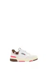 Autry Round Head Low-cut Casual Shoes In Brown