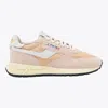 Autry Low Top Sneakers With Rubber Sole And Suede Panels