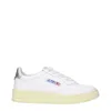 Autry Sneakers Donna Pelle Bianco/argento In White
