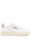 Autry Leather Upper Sneakers With Perforated Detailing In Multi
