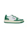 Autry Leather Medalist Low Sneakers In Animal Print
