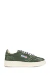 Autry Medalist Pony Hair Sneakers In Green
