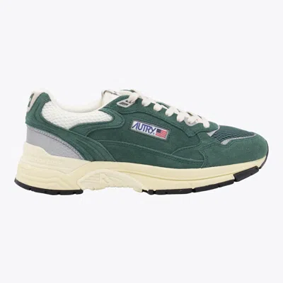 AUTRY AUTRY GREEN LEATHER HYPERWAY SNEAKERS