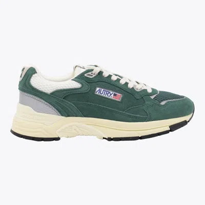 AUTRY AUTRY GREEN LEATHER HYPERWAY SNEAKERS