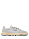 Autry Grey Wildpace Low Mesh And Suede Sneakers Wit In Grey