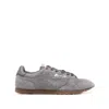 Autry Windspin Low Grey Sneaker With Logo On The Side And On The Heel In Suede Man In Gray