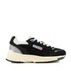 Autry Hyperway Sneakers With Front Lacing And Logo Details In Black