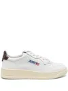 Autry Medalist Low-top Sneakers In Leat/leat Wht/brown