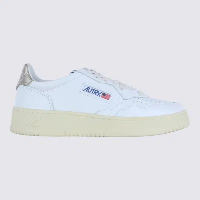 Autry Sneakers Leat/leat Wht/gold In White