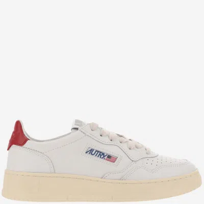 Autry Low Medalist Leather Sneakers In White