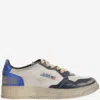 Autry Colorblock Low-top Sneakers With Lace-up Front And Signature Details In Gray