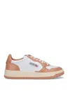 Autry Low Top Sneakers Contrast Sole In Brown