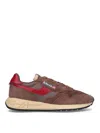 Autry Low Top Sneakers Rubber Sole In Brown