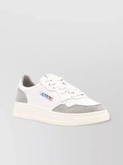 Autry Sneakers Low Top Round Toe In Brown