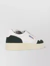 Autry Goatskin And Suede Medalist Low Sneakers In Multi