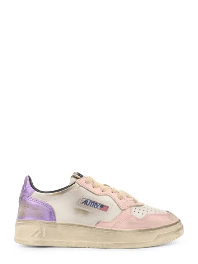 AUTRY SNEAKERS LOW-TOP SUPER VINTAGE IN PELLE
