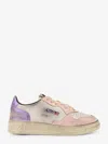 Autry Sneakers Low-top Super Vintage In Pelle In Pink