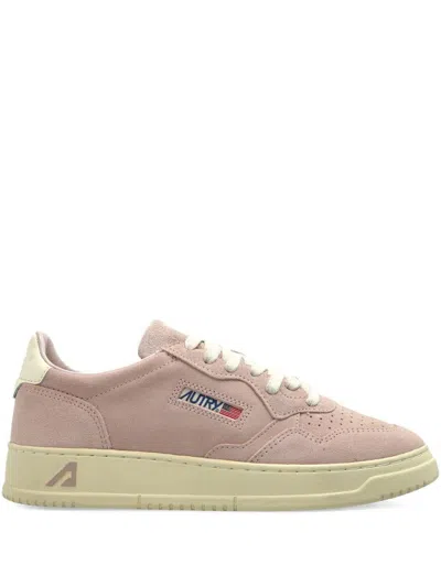 AUTRY 'Medalist' sneakers in pink suede AUTRY