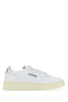 Autry Smooth Leather Sneakers With Rounded Toe In White