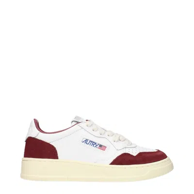 Autry Sneakers Medalist Low In Burgundy