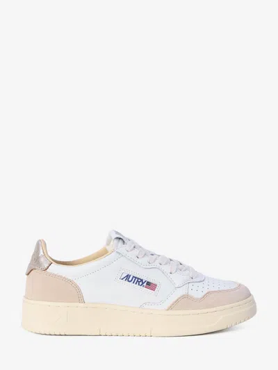 Autry Sneaker Medalist Blanco Talon Dorado In White