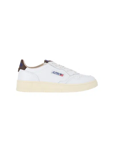 Autry Medalist Low Sneakers With Multicolor Logo In White
