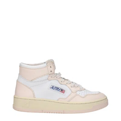 Autry Sneakers Medalist Mid Womens Skin White/nude