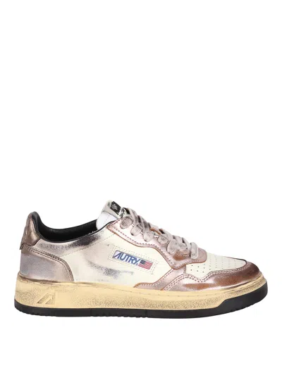 Autry Super Vintage Medalist Sneakers In Pink