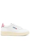 Autry Leather Upper Sneakers With Perforated Detailing In Multi