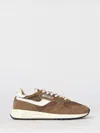 Autry Brown Leather Sneakers With Timeless Design In Multi