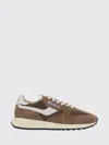 Autry Brown Leather Sneakers With Timeless Design In Multi