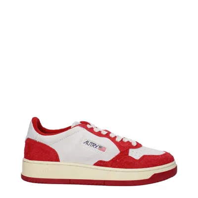 AUTRY AUTRY SNEAKERS UOMO CAMOSCIO ROSSO/GRIGIO CHIARO