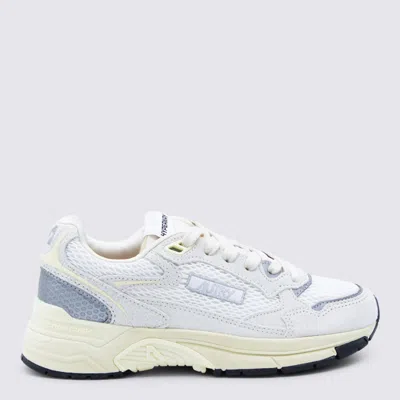 Autry Sneakers Mesh/sueglit Wht/silv In White