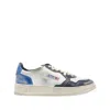 Autry Colorblock Low-top Sneakers With Lace-up Front And Signature Details In Gray