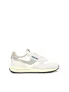 Autry Reelwind Low-top Sneaker With Suede Overlays In Multi