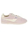 Autry 'windspin Low' Pink Sneaker With Logo On The Side And On The Heel In Multi