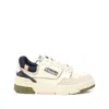 Autry Low Top Leather And Fabric Sneakers In Multi