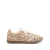 Autry Windspin Low Multicolor Sneaker With Logo On The Side And Animalier Motif In Suede Woman In Multi